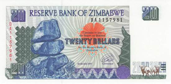 20 Dollar 1997